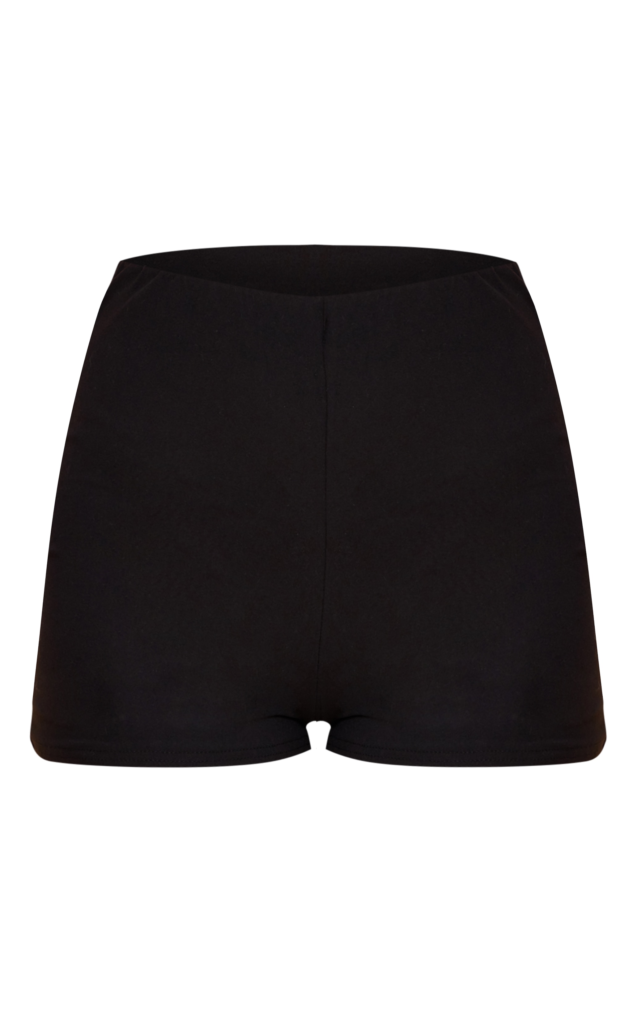 Petite Black Soft Touch Shorts image 6