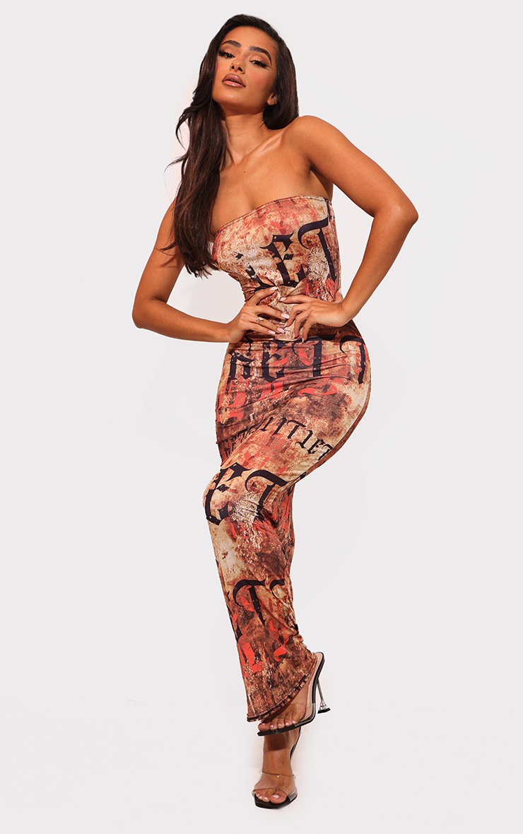 Petite bandeau maxi dress online