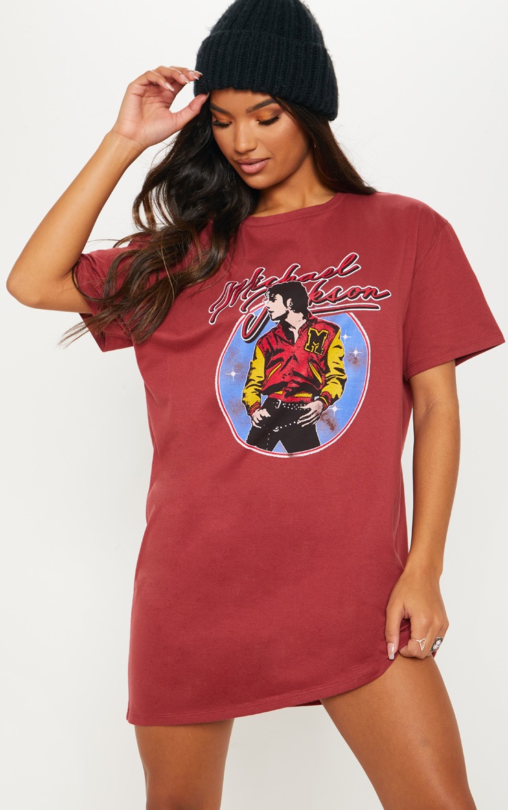 Michael jackson t shirt dress clearance