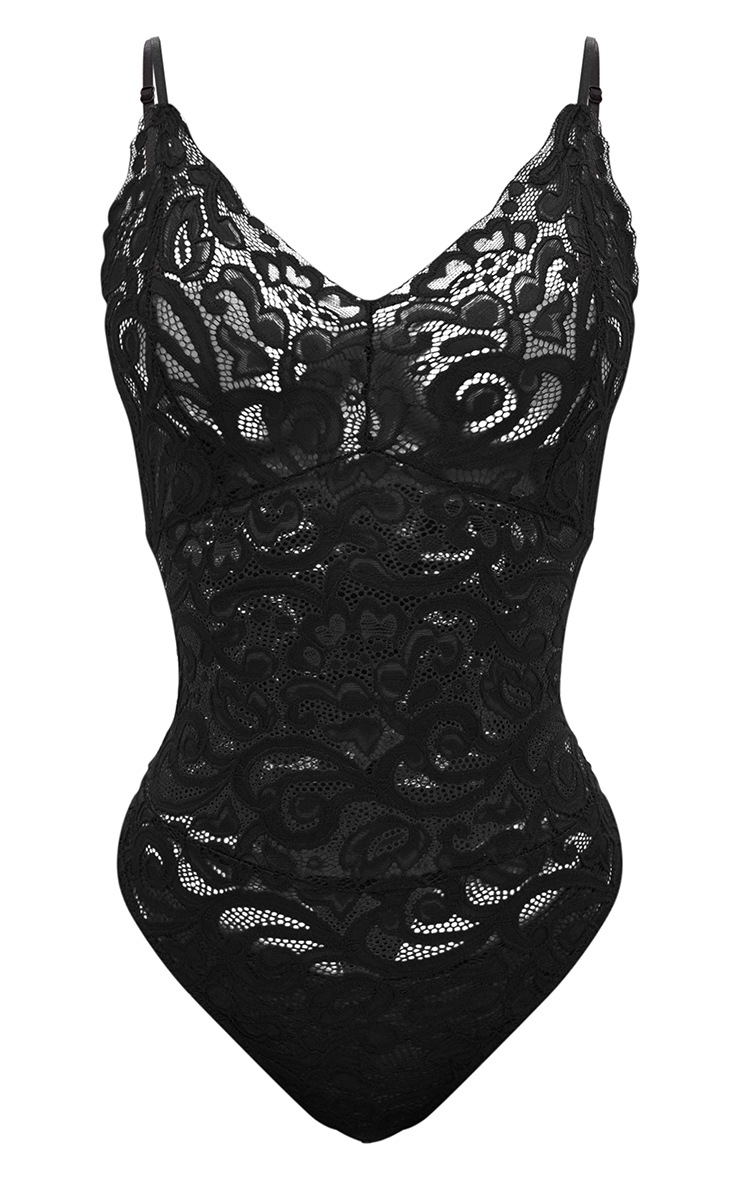 black lace bodysuit pretty little thing