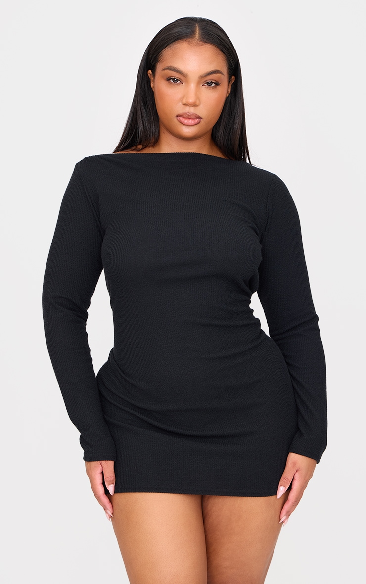 Slash neck dress on sale