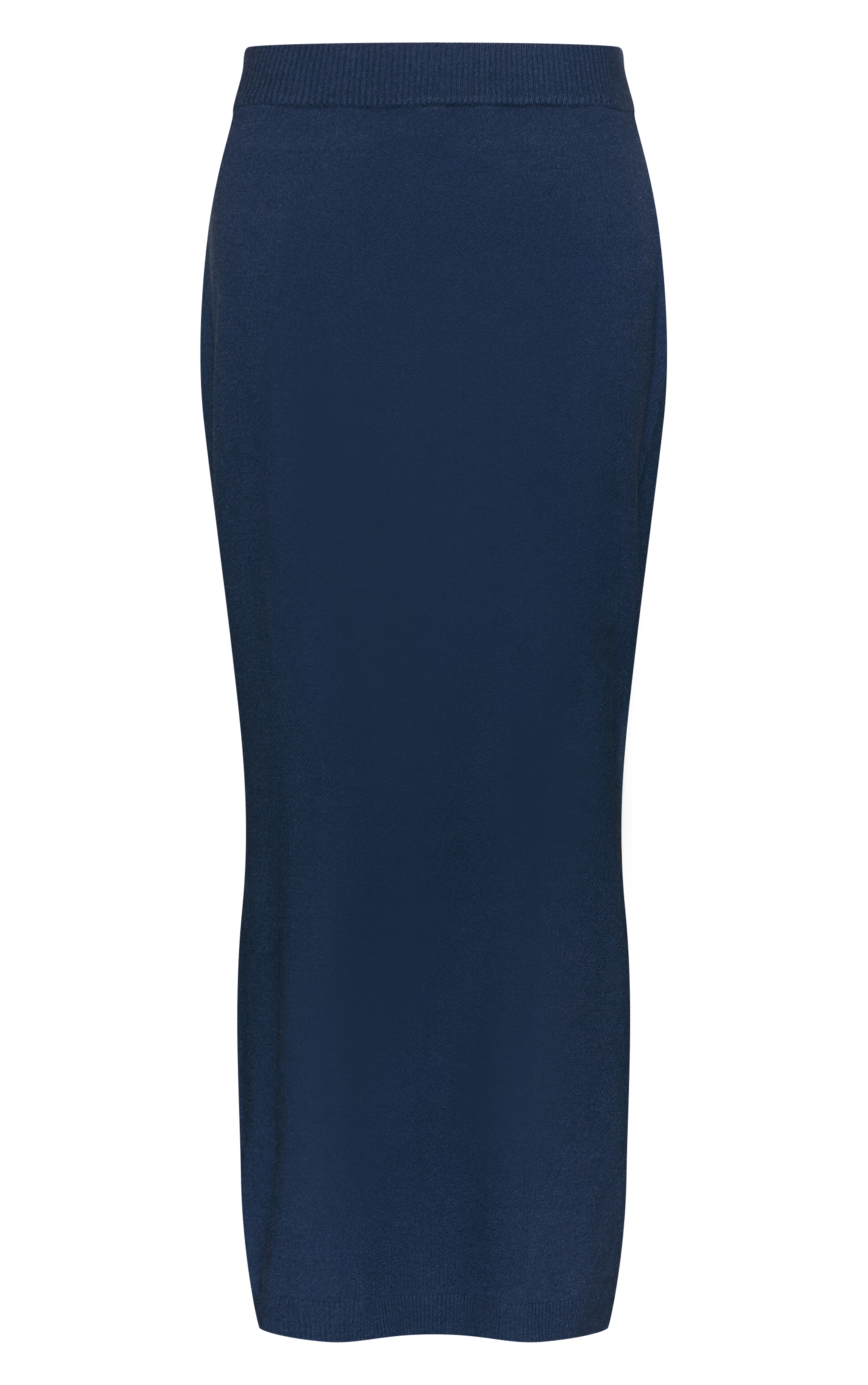 Navy Basic Knit Maxi Skirt image 5