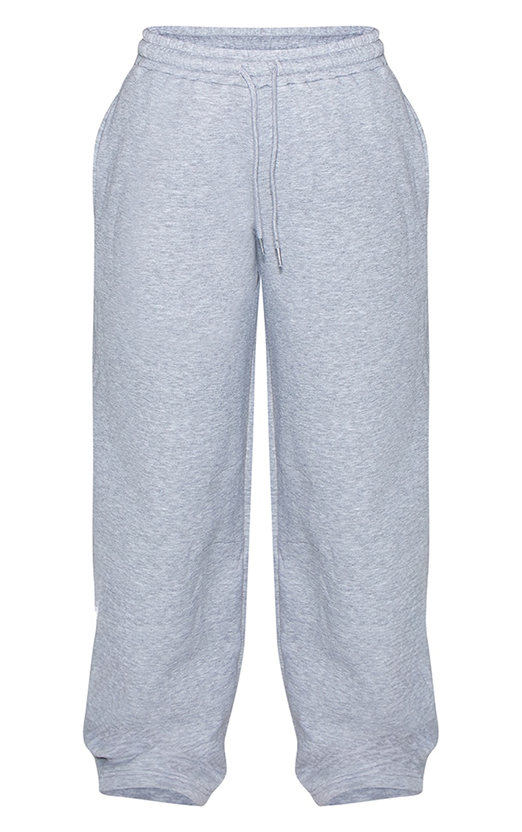 Grey Marl Barrel Leg Sweatpants image 5