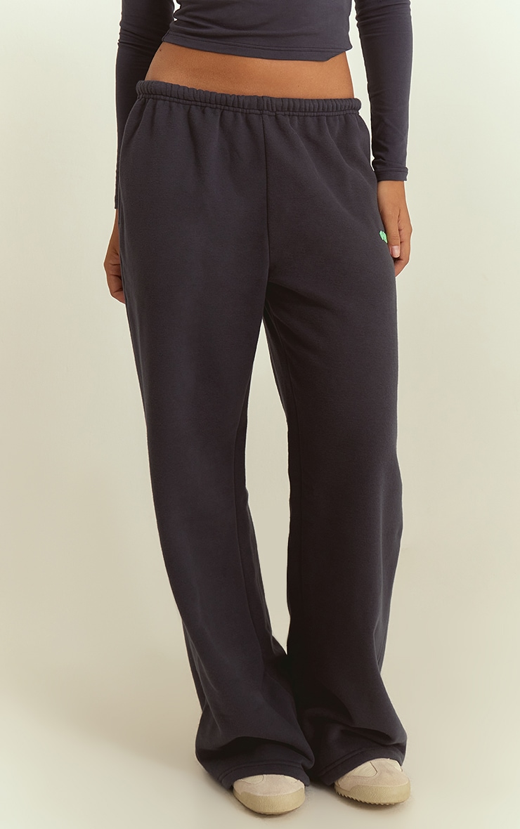 Jogging large bleu marine imprimé boule "PLT Studio" image 2