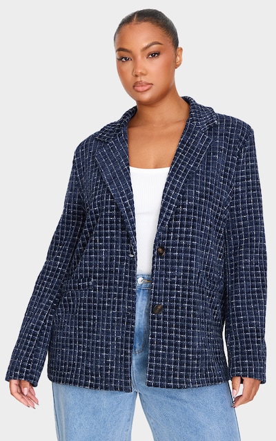 Cobalt Blue Embossed Professional Jacket