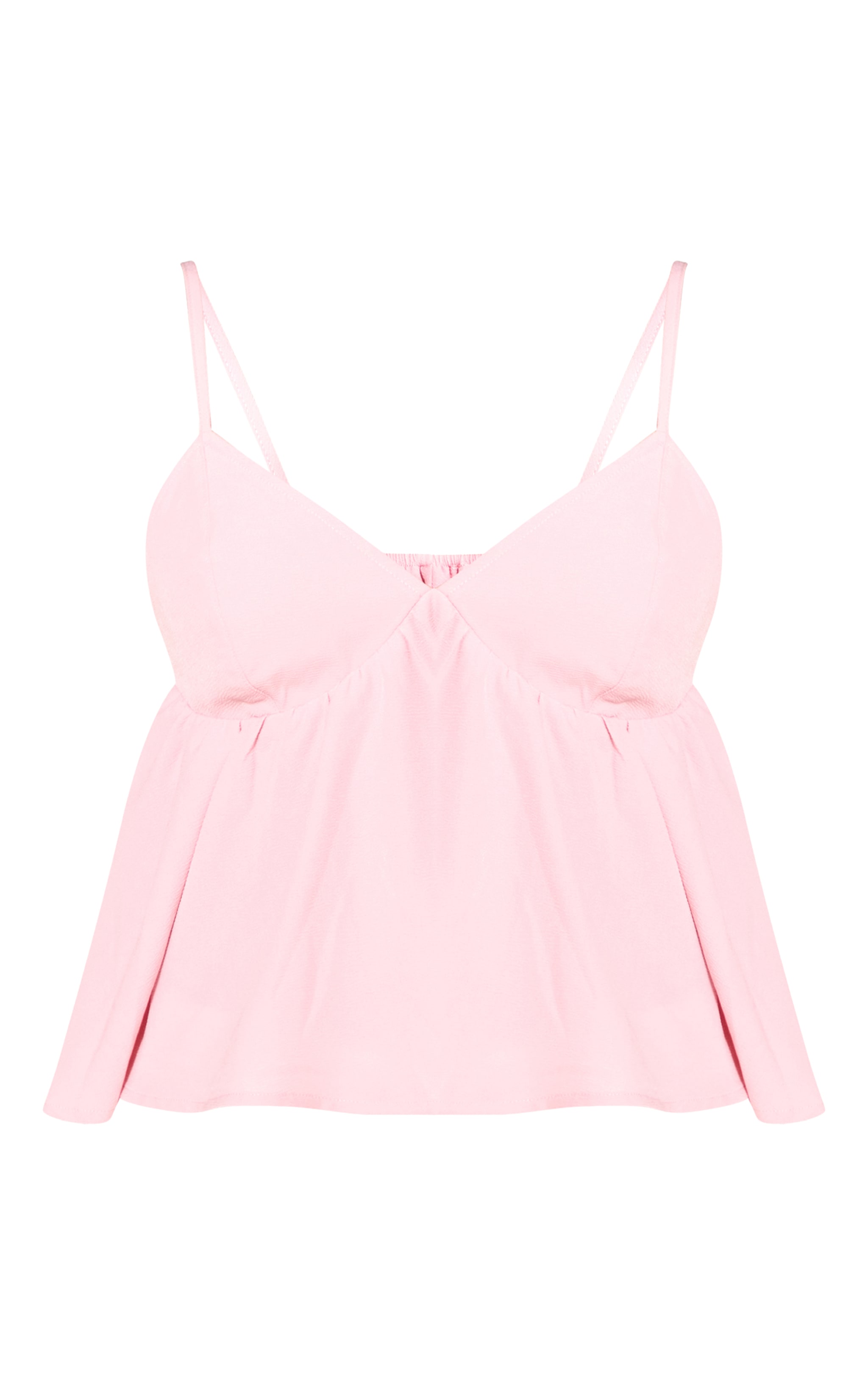 Baby Pink Woven Floaty Cami image 5