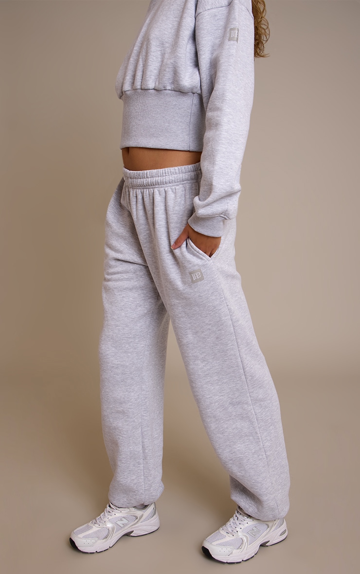 PLT Ash Grey Tab Drawcord Cuff Sweatpants image 2