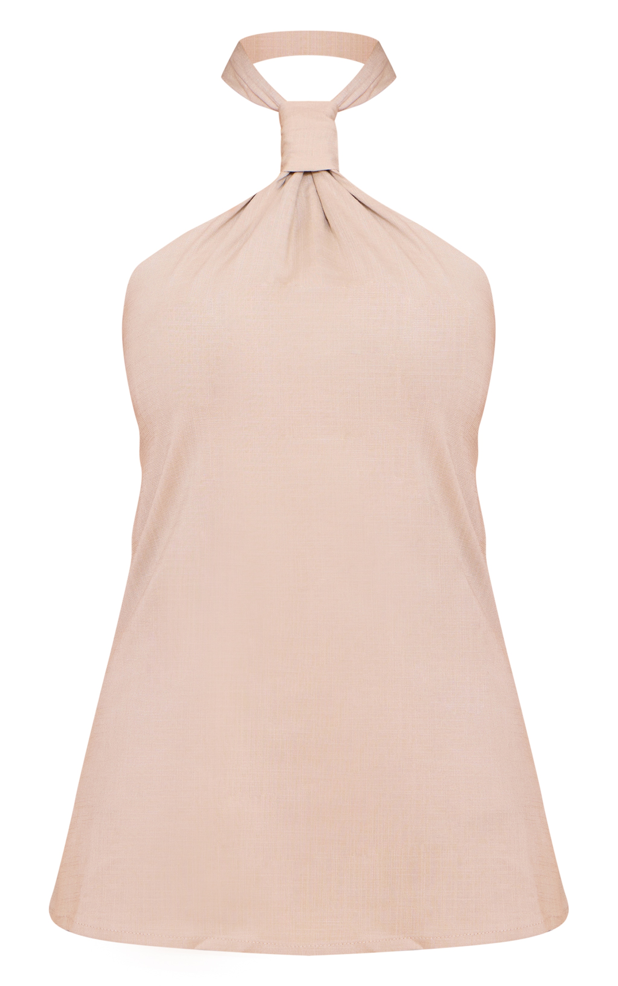 Petite Stone Halterneck Tie Up Top image 5