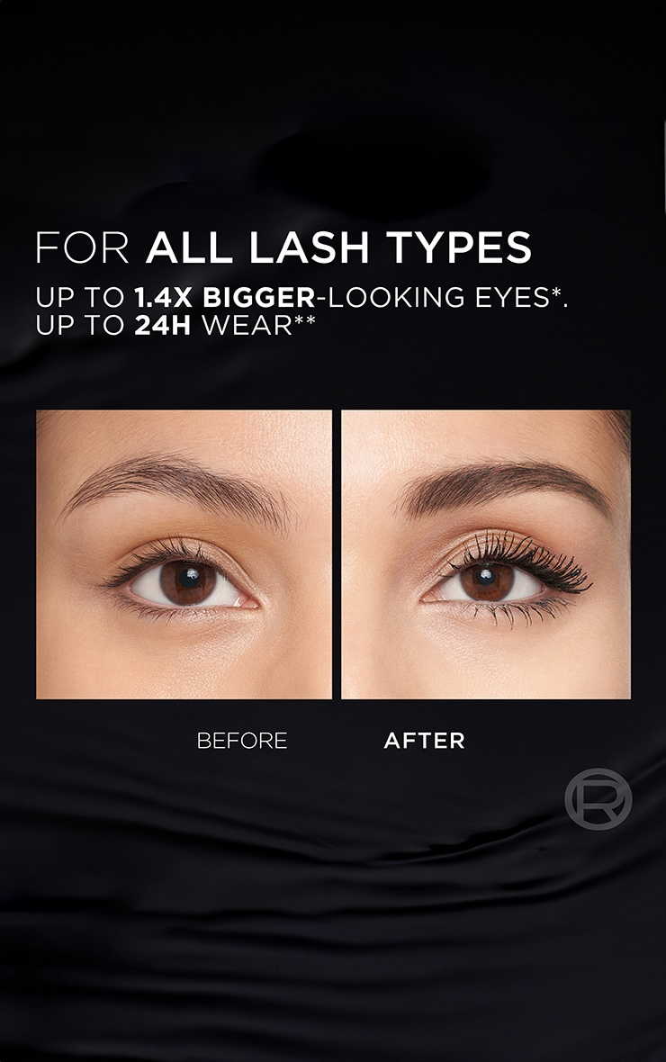 L'oréal Paris Volume Million Lashes Panorama All Night Mascara - Black image 2