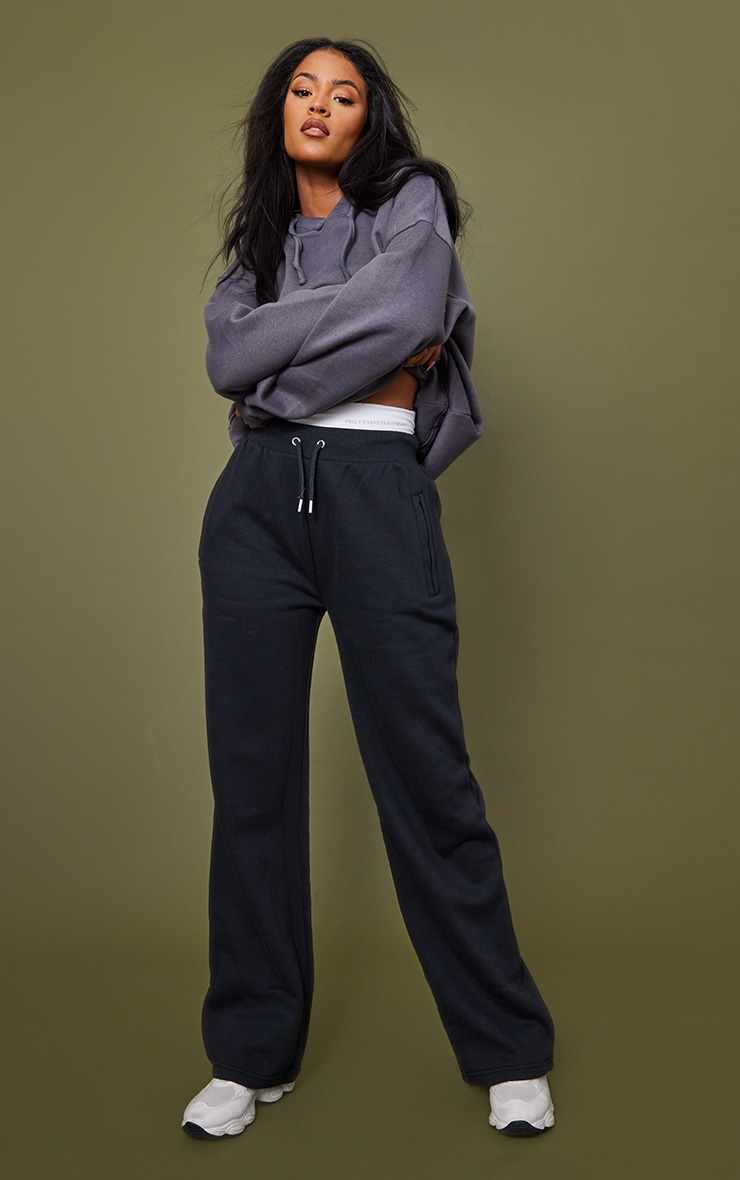 Tall Steel Blue Basic Oversized Hoodie image 3