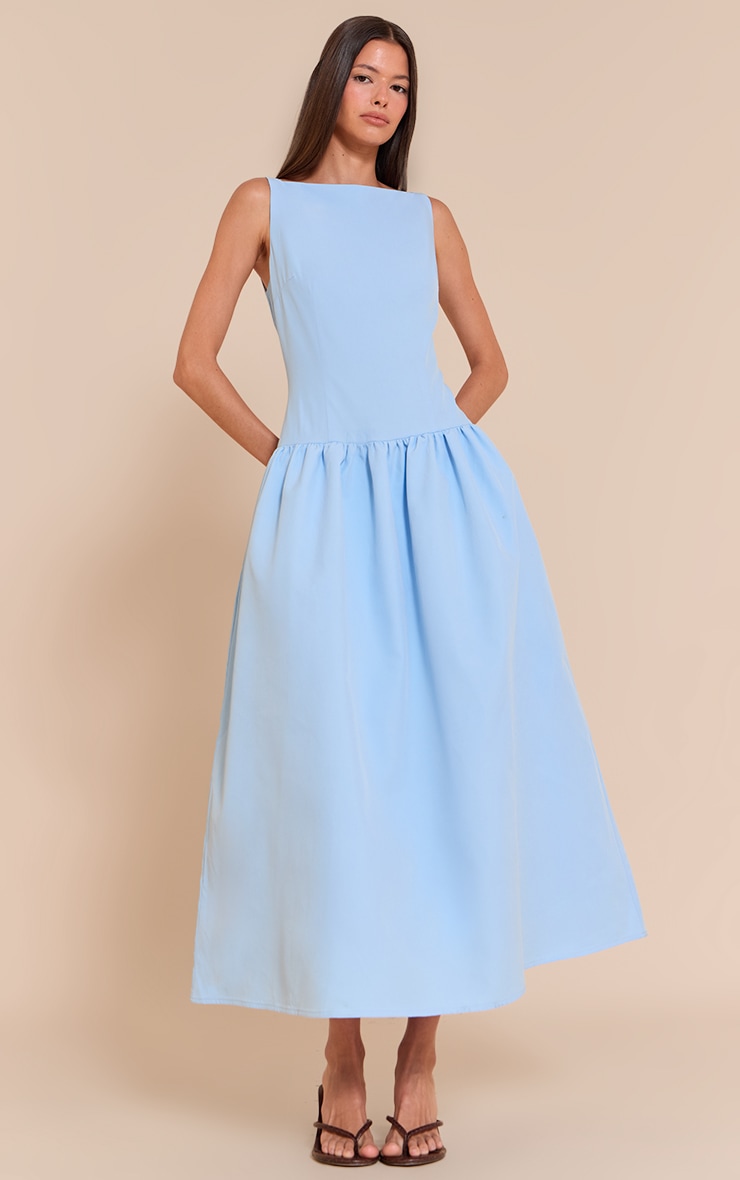 Light Blue Taille Basse Mi-Longue image 1
