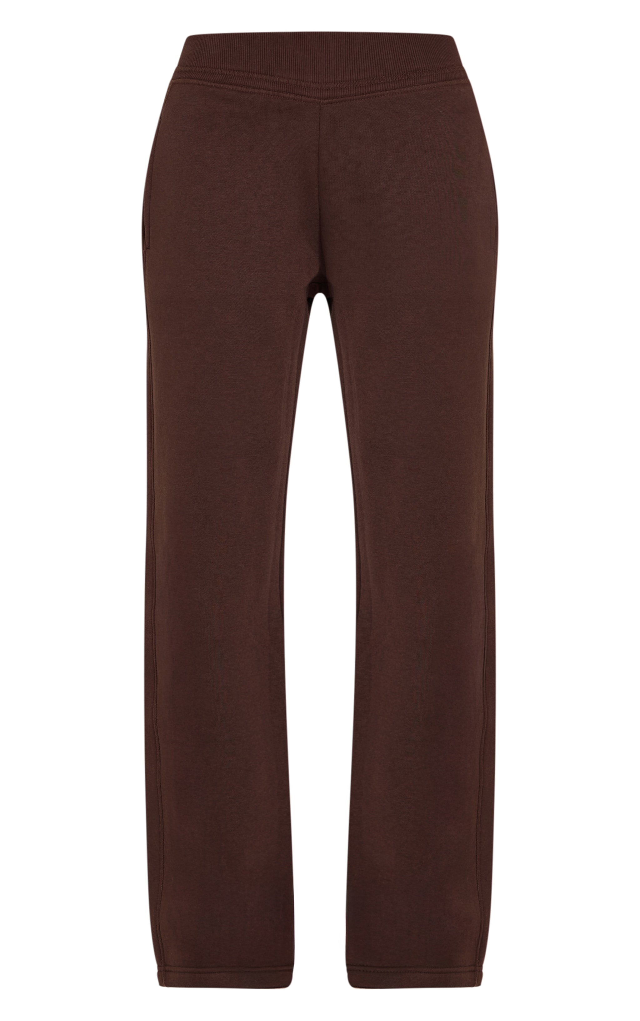 Chocolate Low Rise Straight Leg Sweatpants image 5