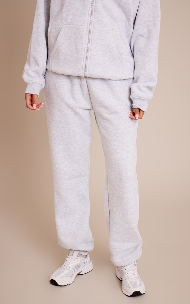 Tall Jogging en sweat gris cendré à ourlets ressérrés image 2