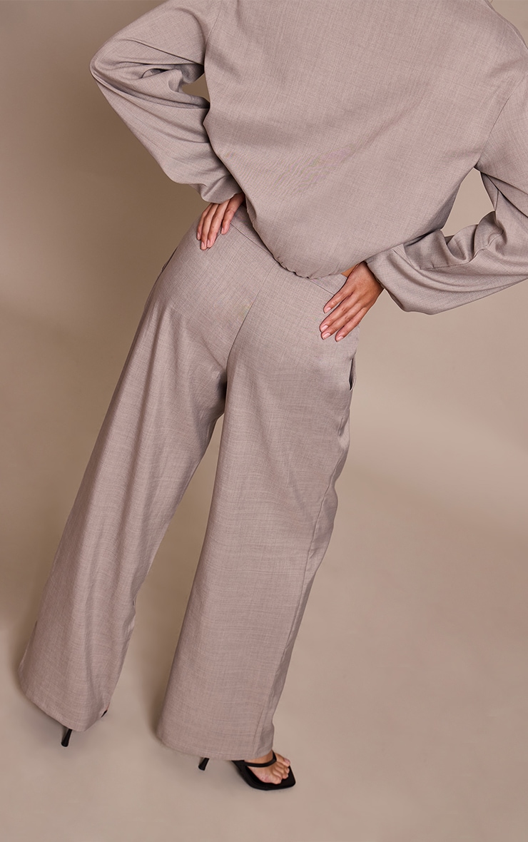 Stone Tailored Pleat Detail Woven Pant image 3