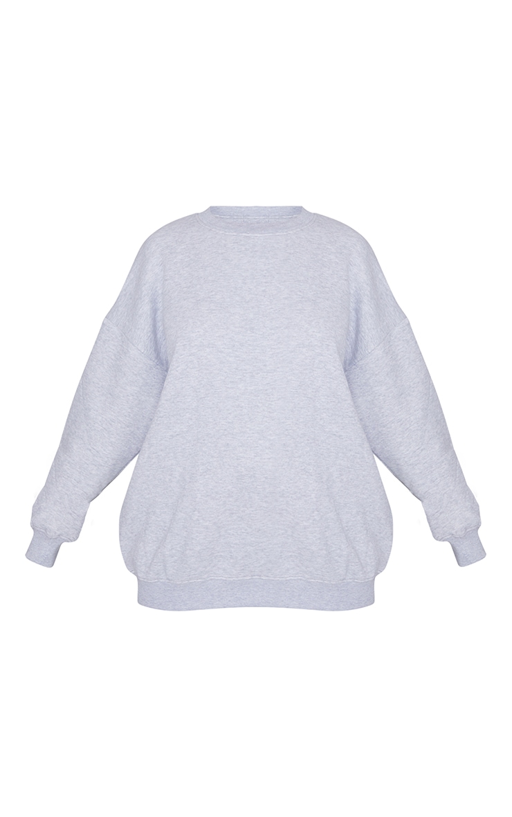 Maternité Sweat de grossesse gris chiné clair classique image 5