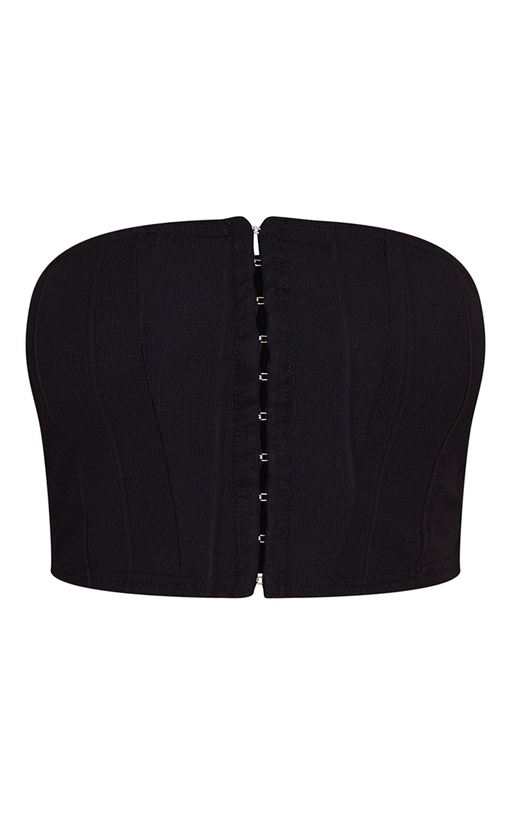 Black Hook And Eye Bandage Corset image 5