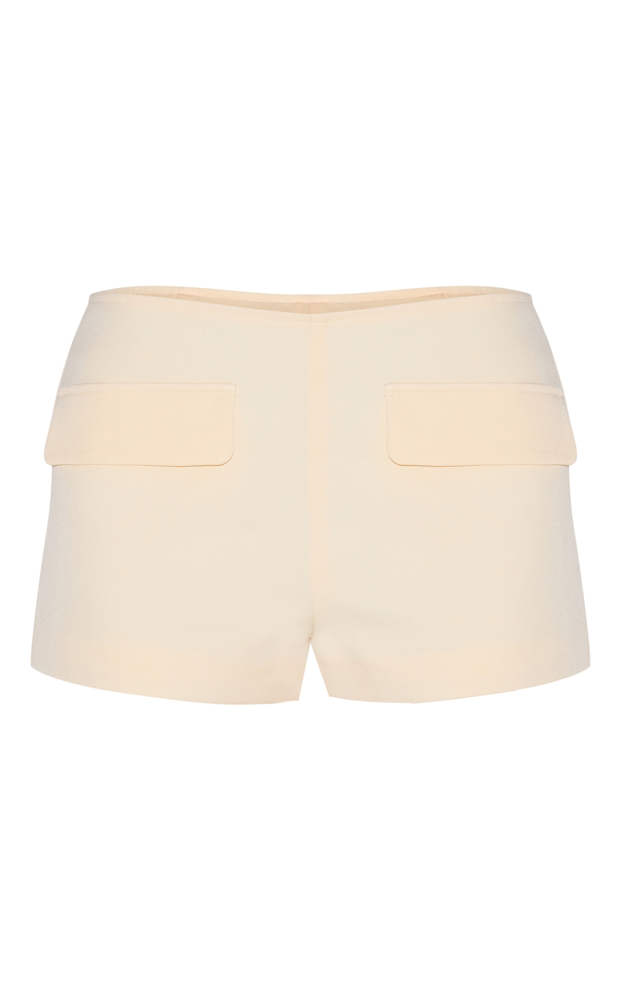 Almond Tailored Woven Pocket Front Hot Pants image 6
