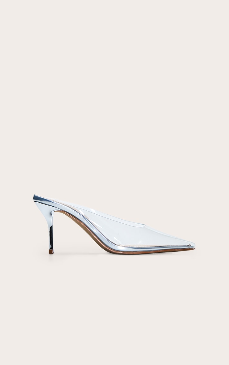 Mules en Perspex transparent à talon image 2