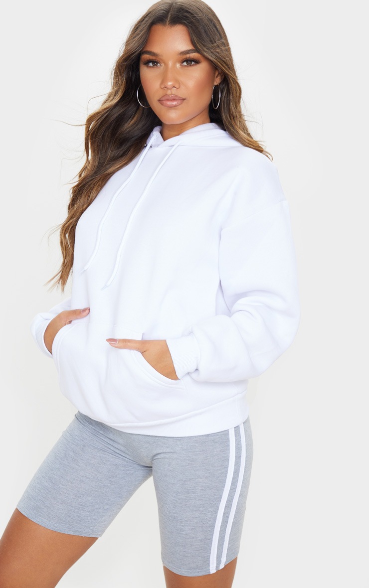 Short-legging gris à doubles bandes latérales