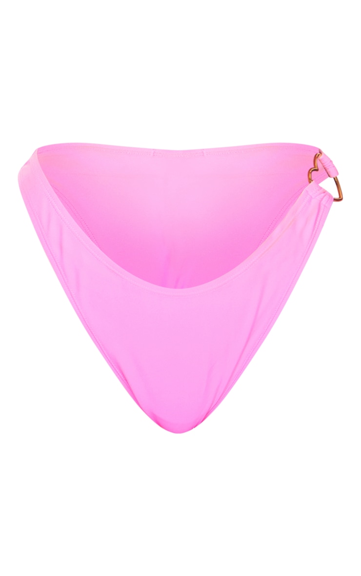 Blush High Leg Bikini Bottoms Swimwear PrettyLittleThing