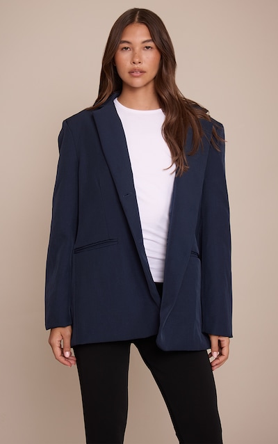 Blazer oversize bleu marine