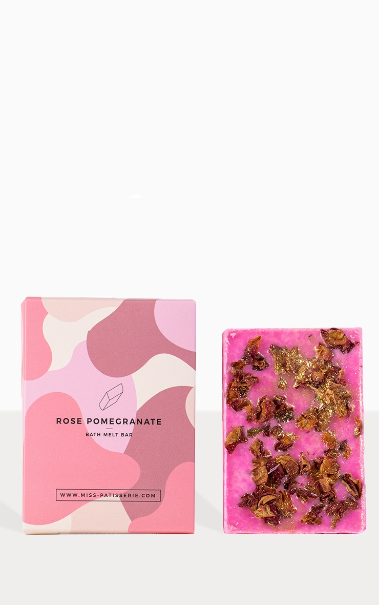 Miss Patisserie Rose Pomegranate Bath Melt Bar image 3