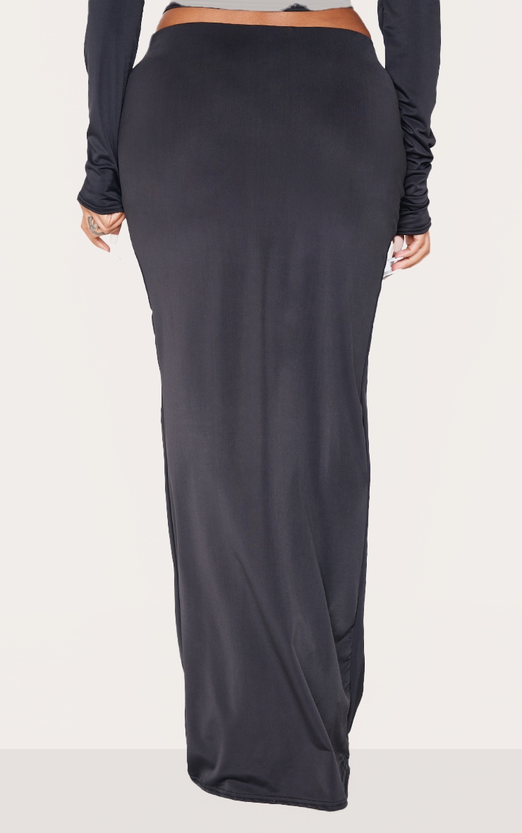 Shape Black Sculpt Maxi Skirt image 3