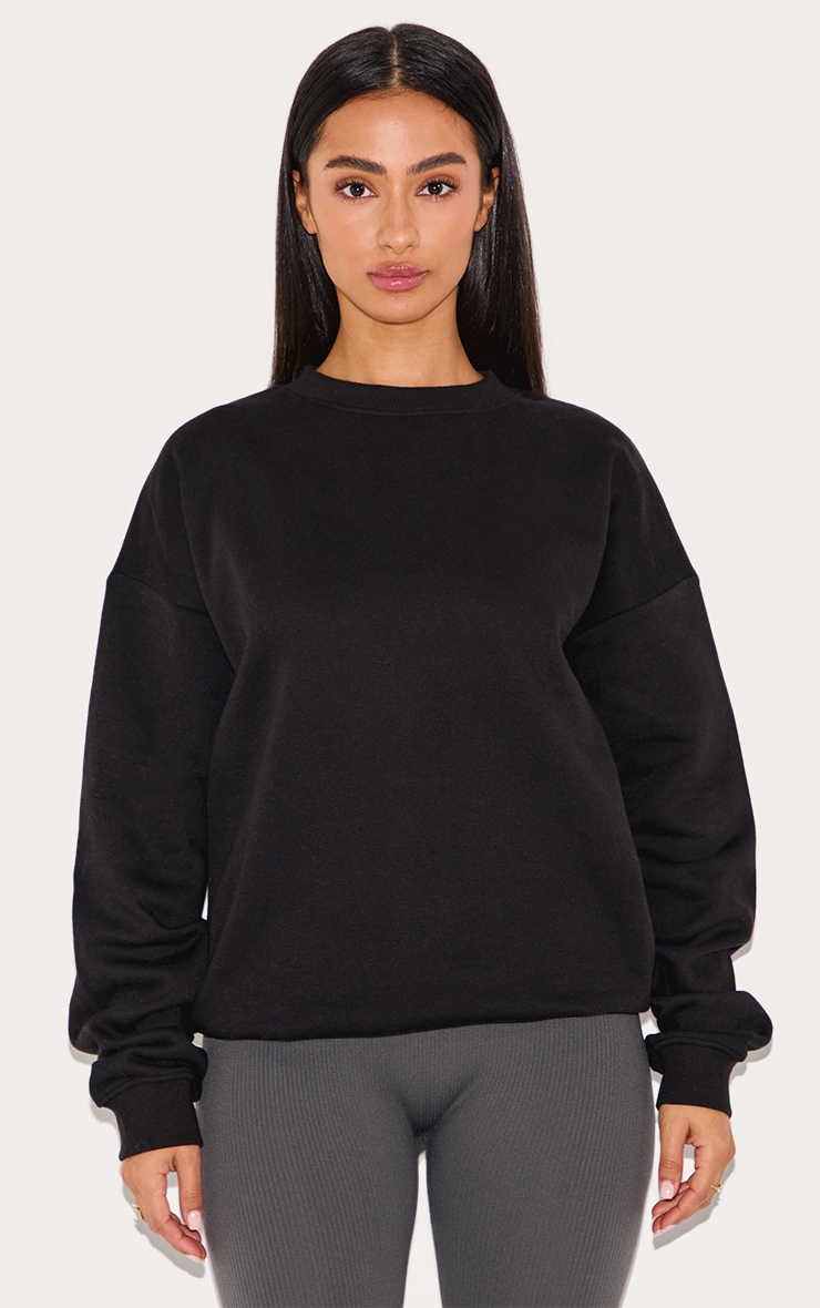 Petite Sweat oversize noir classique image 1
