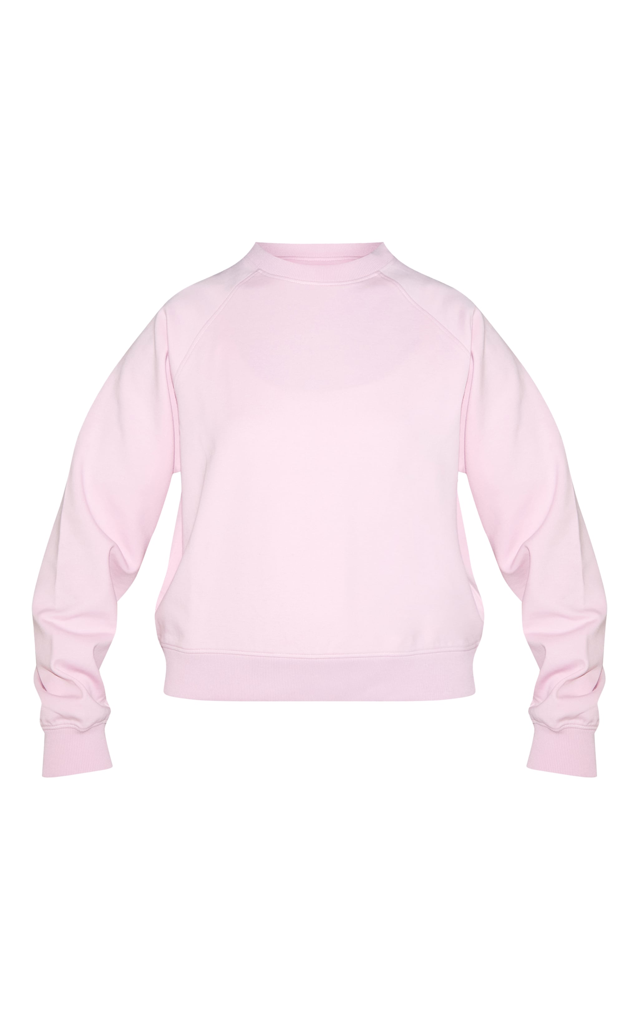 Sweat tissé rose à logo brodé image 5
