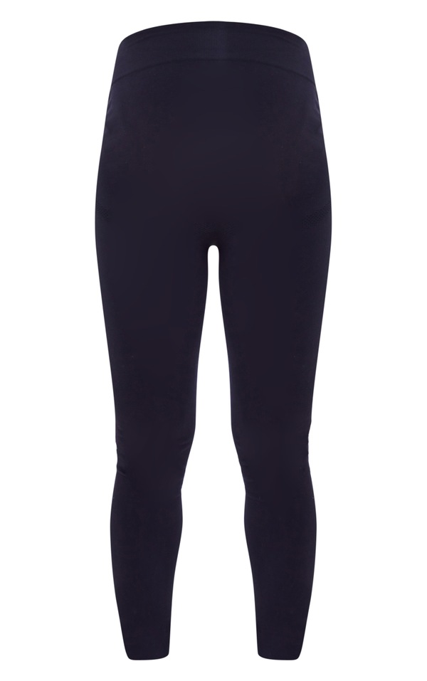 Maternity Black Power Rib Leggings PrettyLittleThing IRE