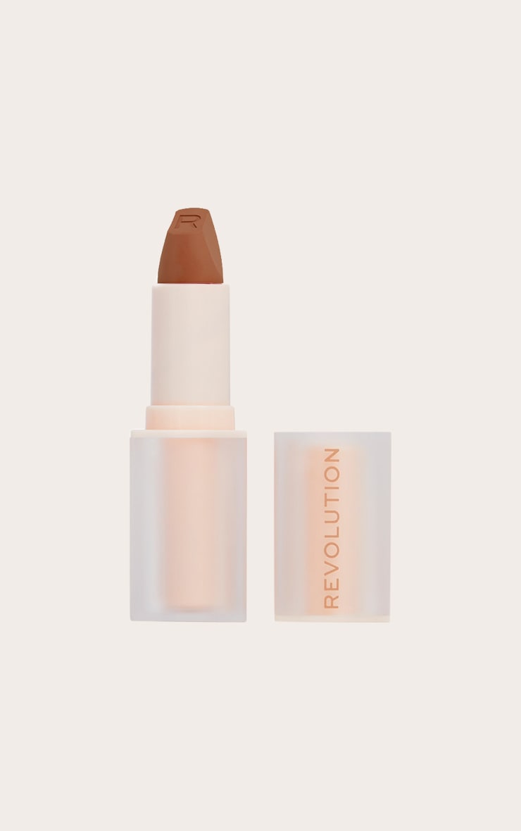Revolution Lip Allure Soft Satin Lipstick Divine Brown image 1