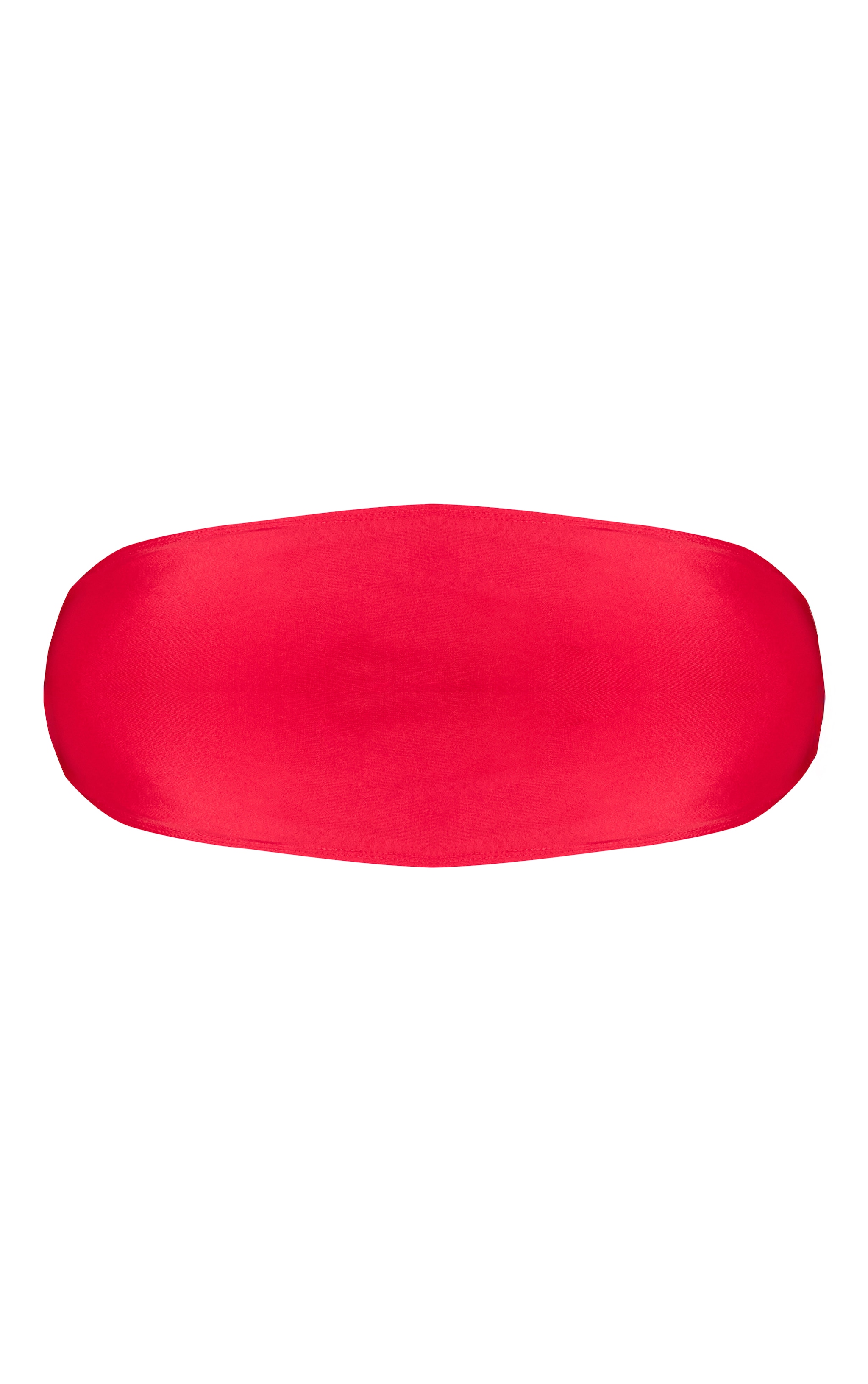 Plus Red Bandeau Mix & Match Bikini Top image 5