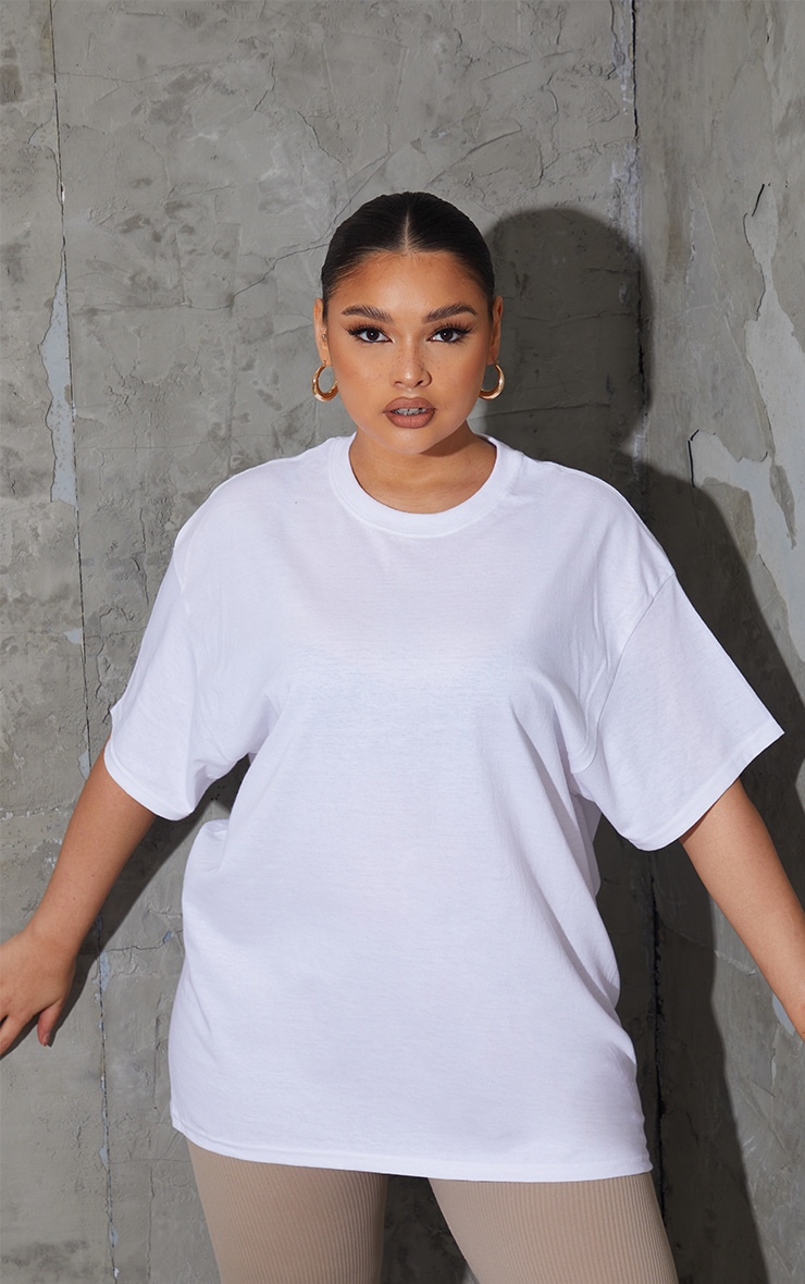 Plus Ultimate White Oversized T Shirt image 3