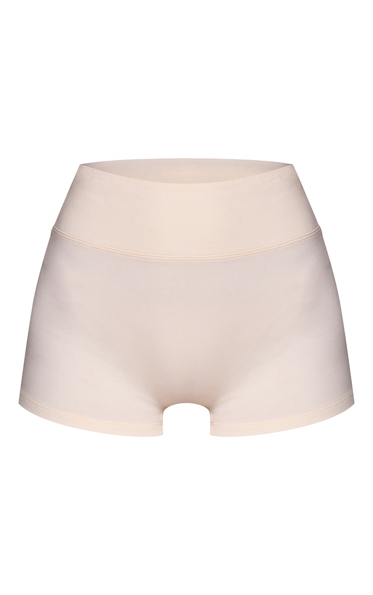 Cream Soft Cotton Hot Pant image 5