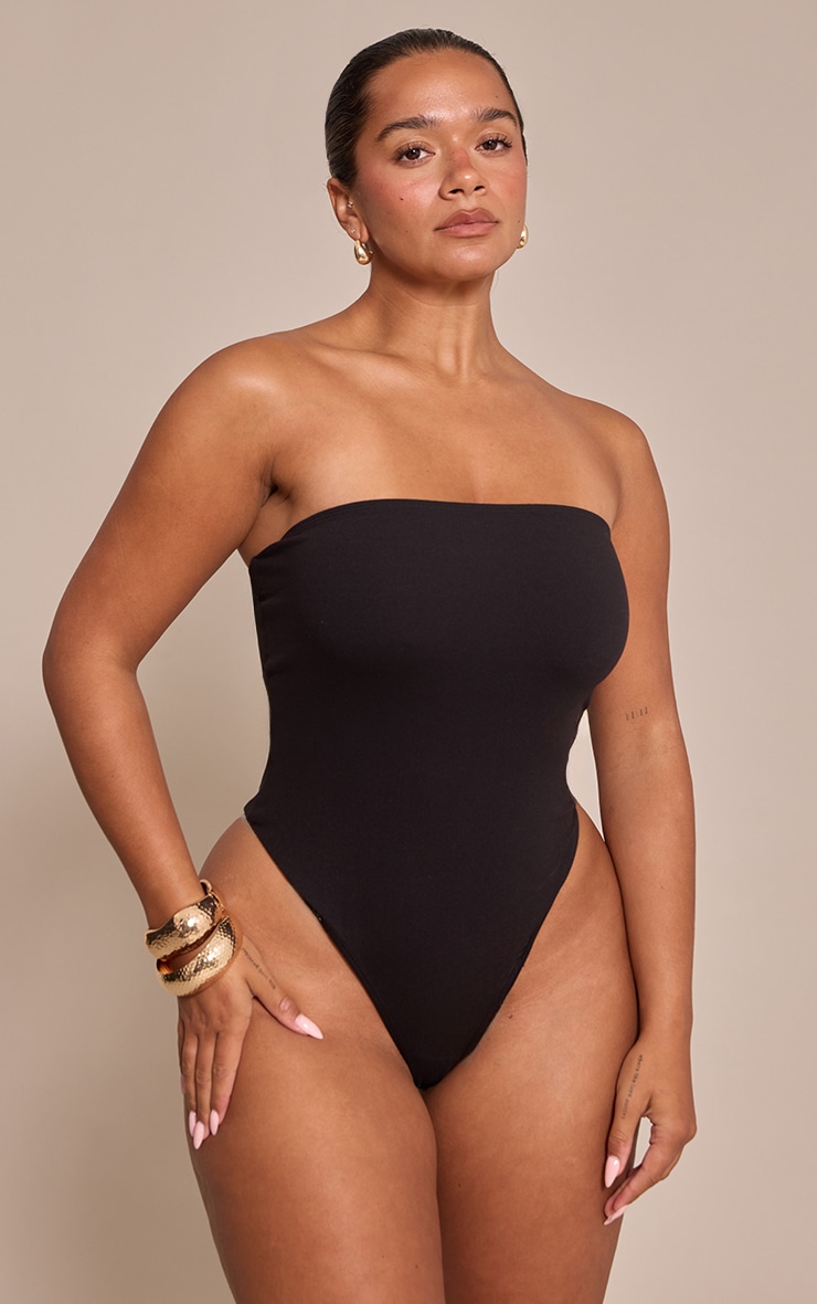 Shape Black Sculpt Bandeau Bodysuit image 2