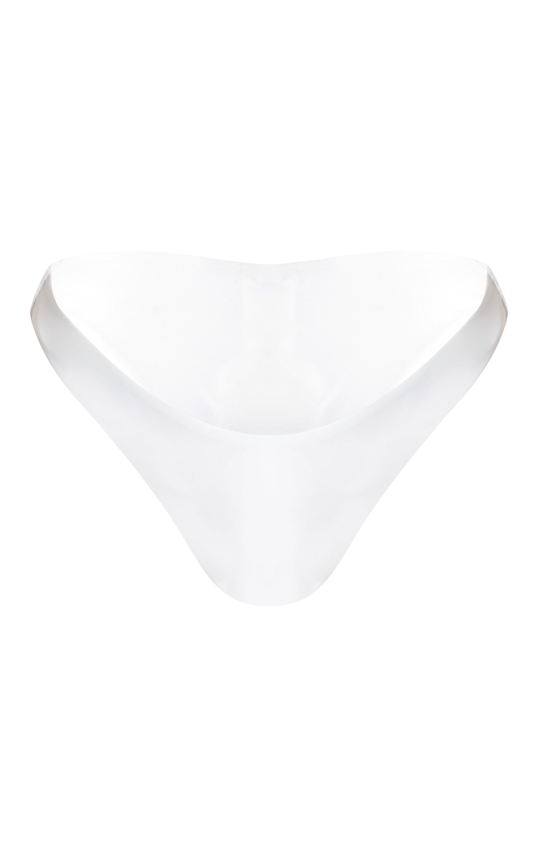 Bas de maillot de bain blanc à coupe boomerang image 5