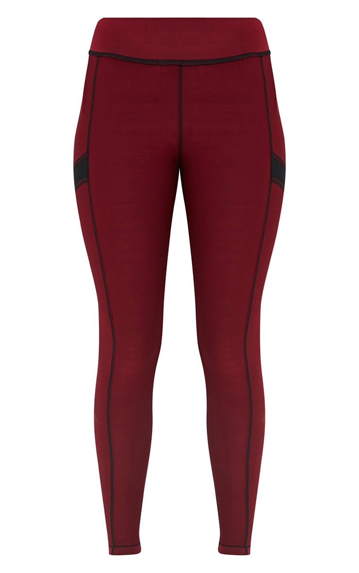 Alexis Berry Panelled Gym Leggings Leggings PrettyLittleThing USA