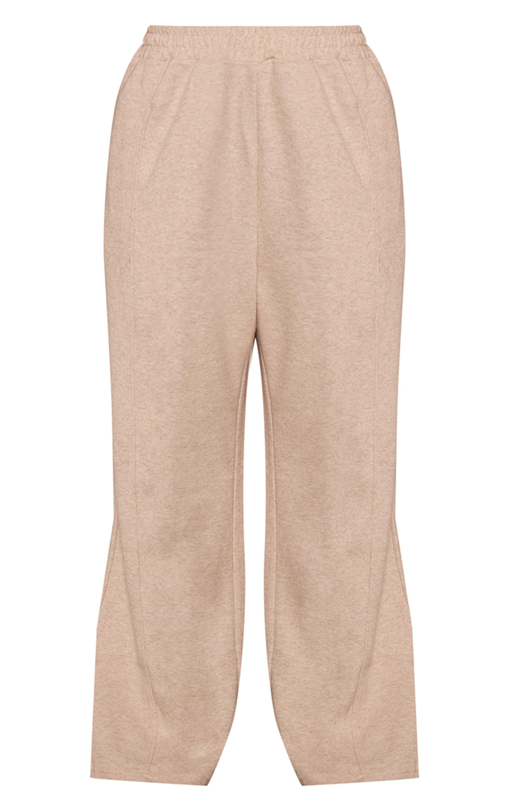 Plus Mocha Soft Rib Straight Leg Sweatpants image 5