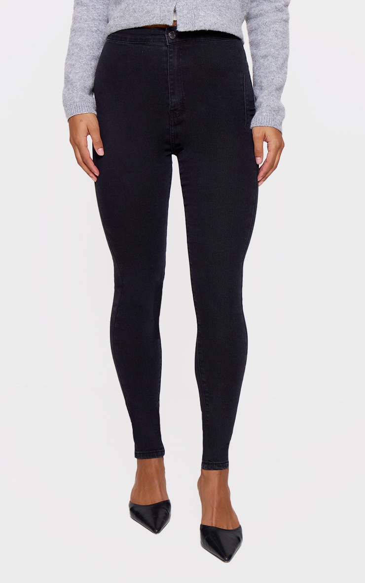 Black Disco Skinny Jeans image 2