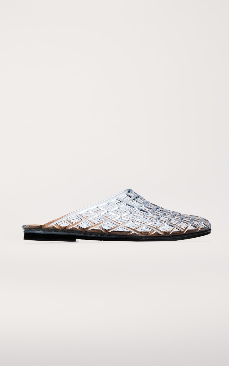 Clear Jelly Cork Sole Mules image 2
