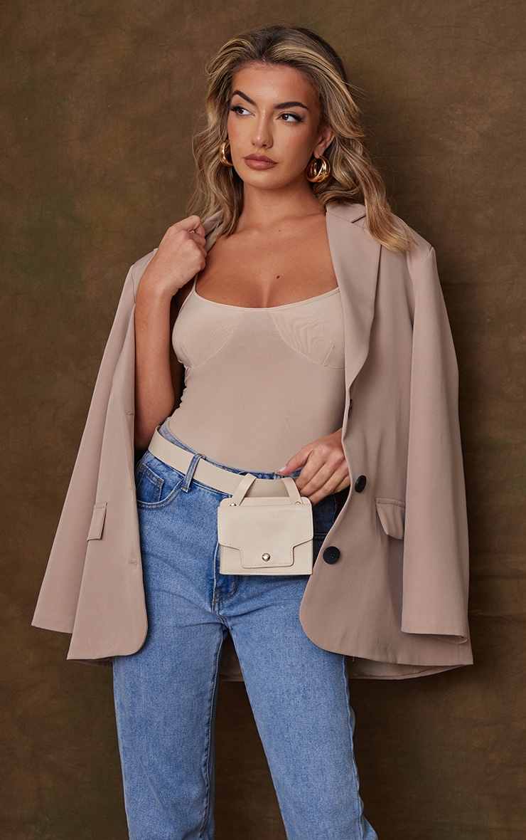 Stone Slinky Cami Bodysuit