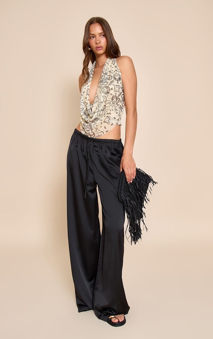 Stone Bandana Printed Halter Neck Top image 3