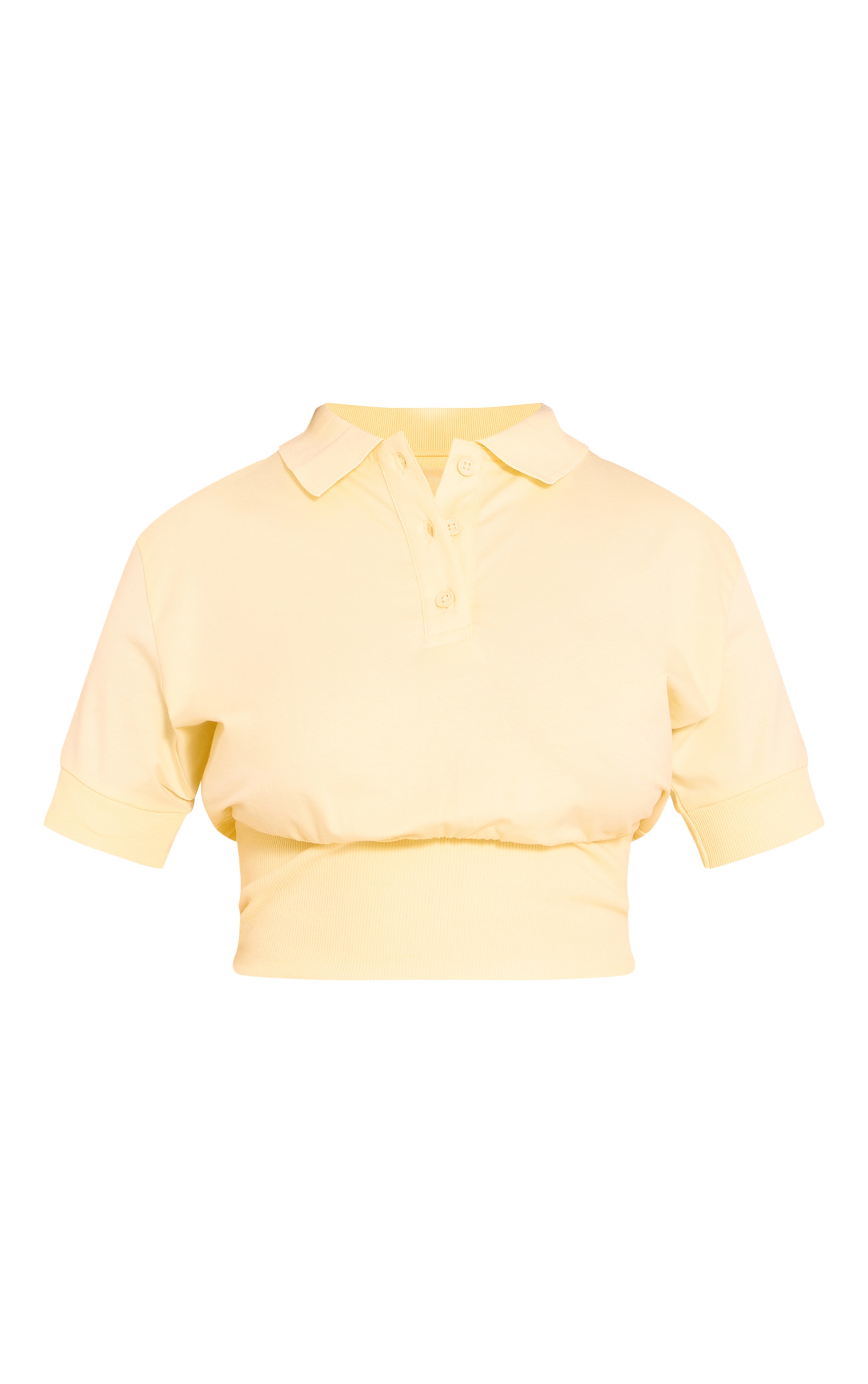 Shape Butter Cream Polo Cinched Waist Mini Dress image 5