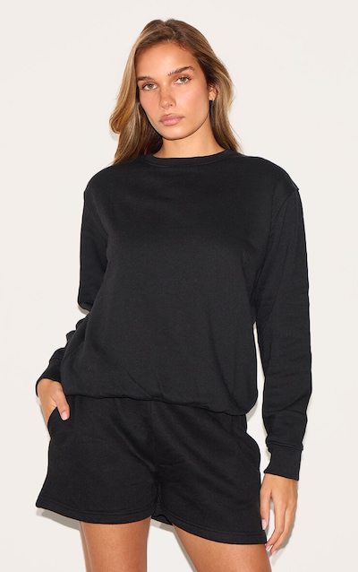 Black Oversized Sweatshirt