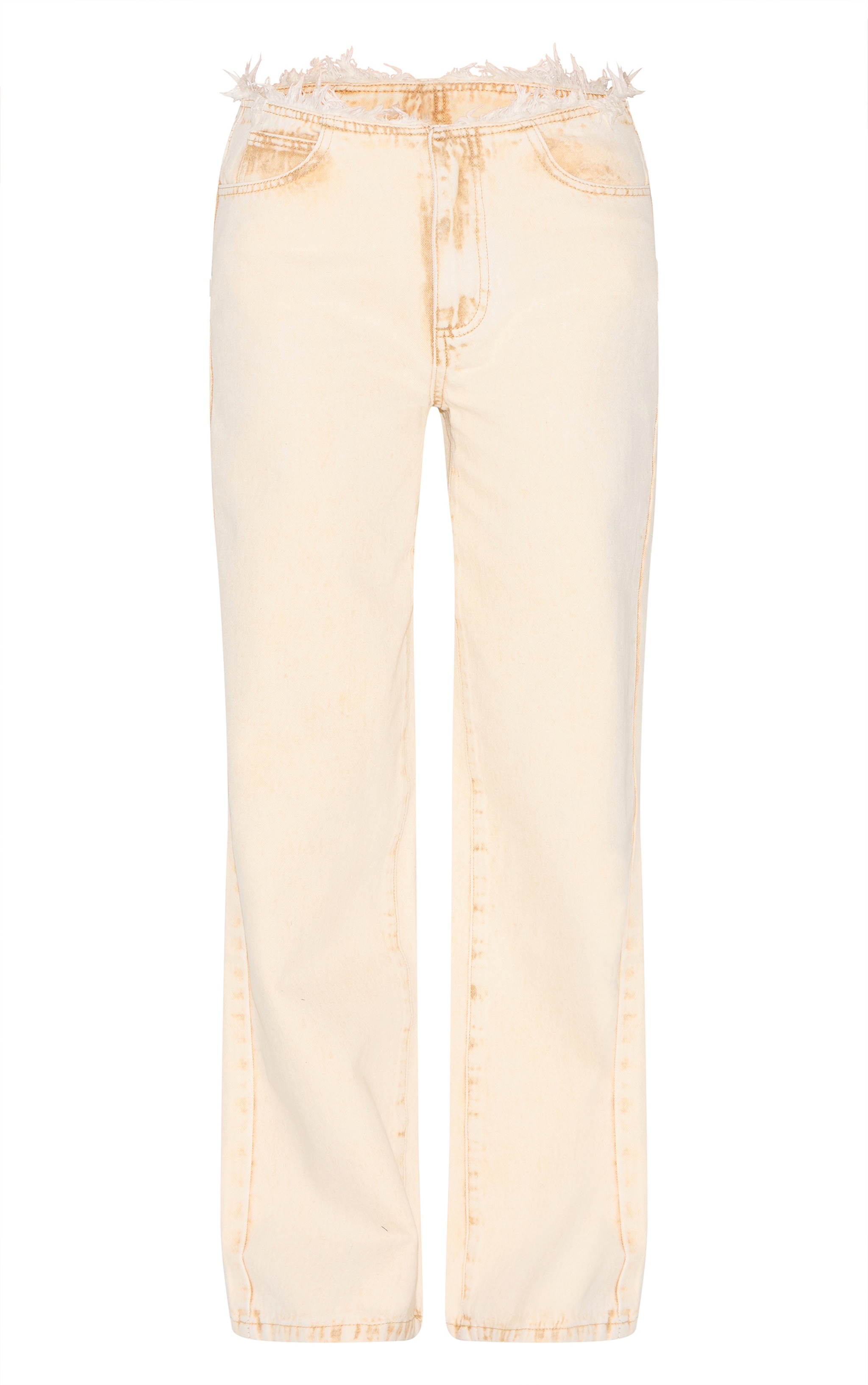 Sand Low Rise No Waistband Straight Leg image 5