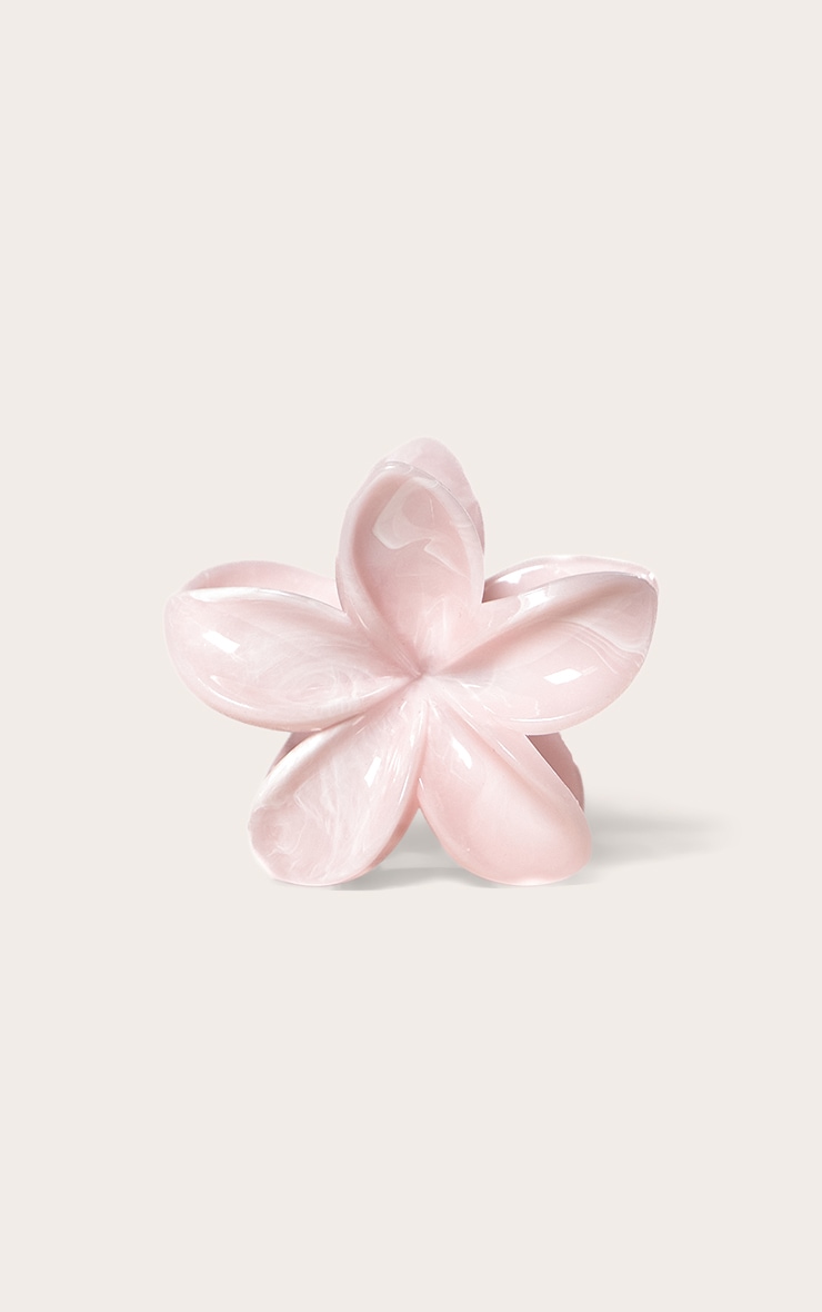Baby Pink Lily Flower Hair Clip image 2