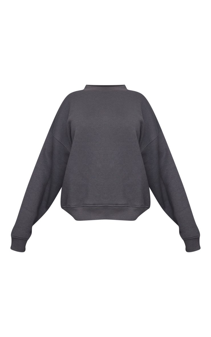 Petite Sweat oversize basique bleu acier image 5