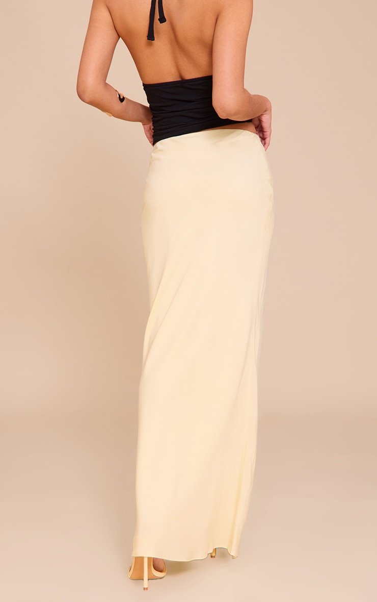 Lemon Tencel Maxi Skirt image 3