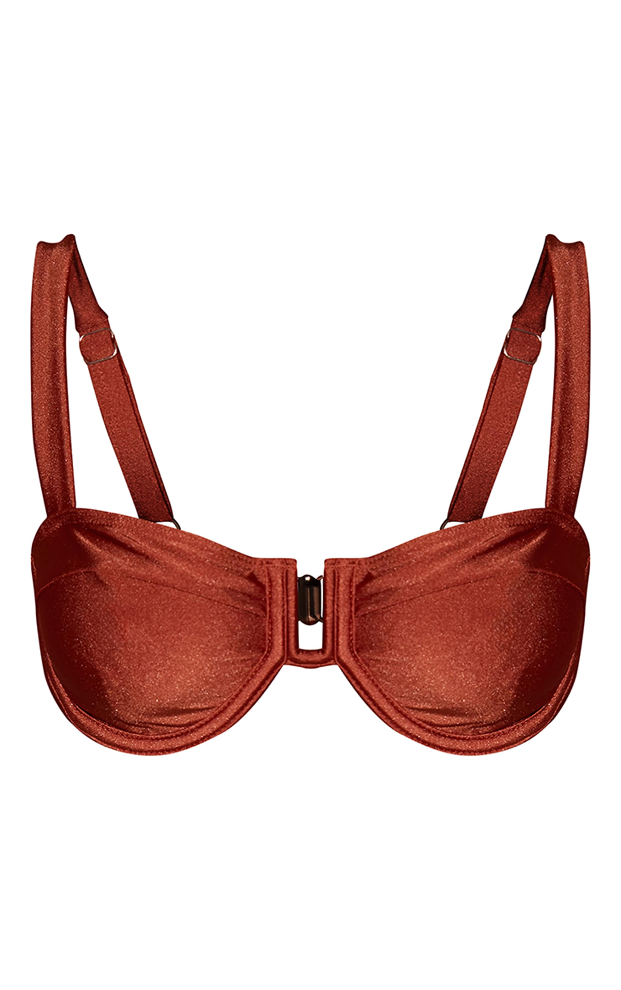 Bronze U Bar Underwired Bikini Top image 5