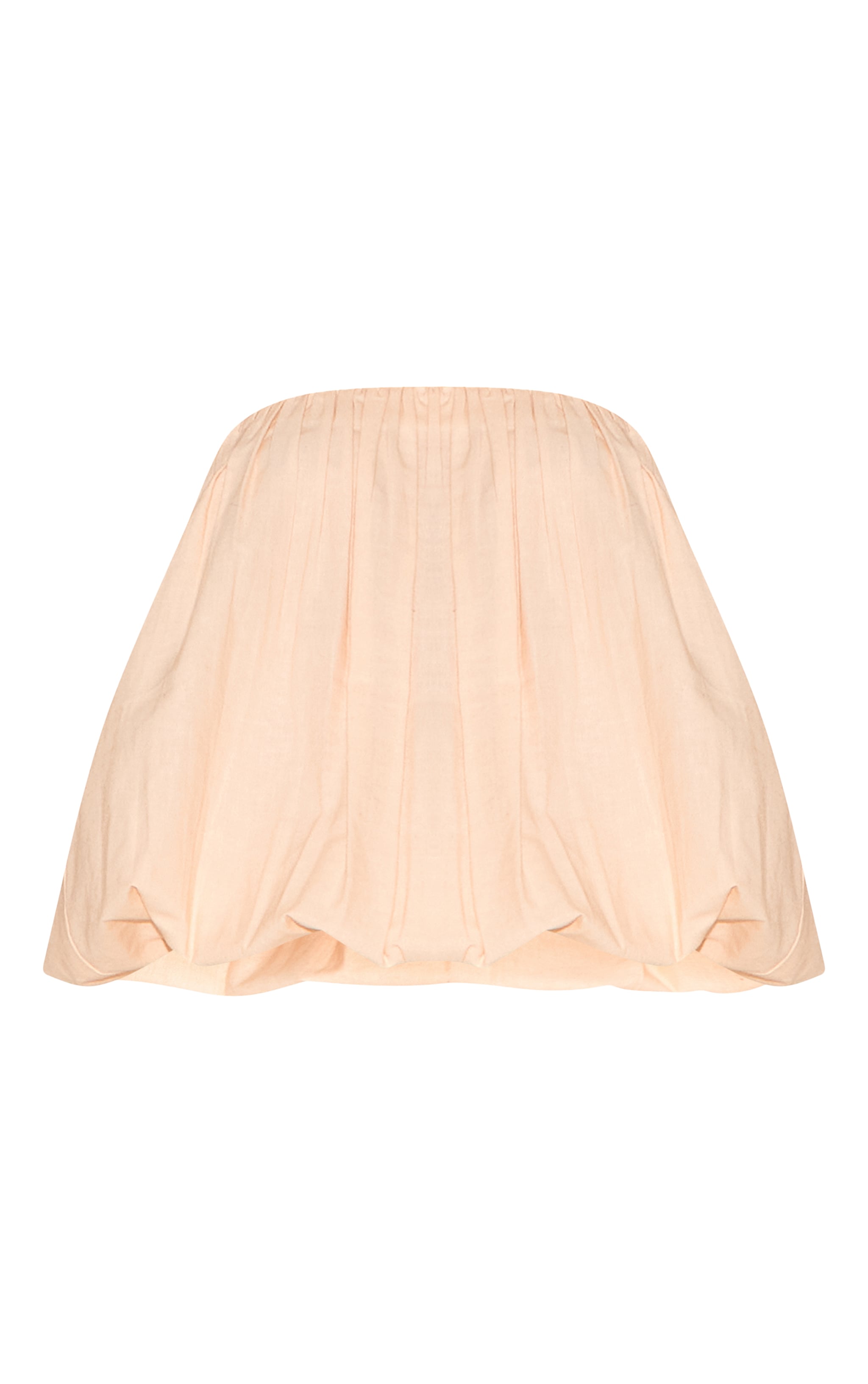 Top bustier long non coloré froncé image 5